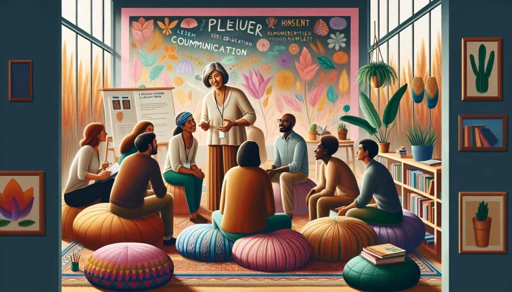 Empowering grown-ups with pleasure-based sex education.