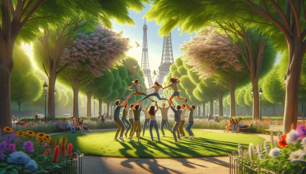 The Eiffel-Tower sex position: a group sex position á la Francaise