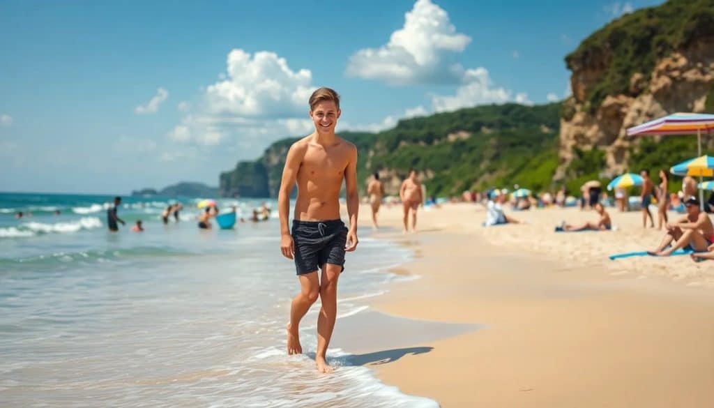 My very first secret trip to a nude beach