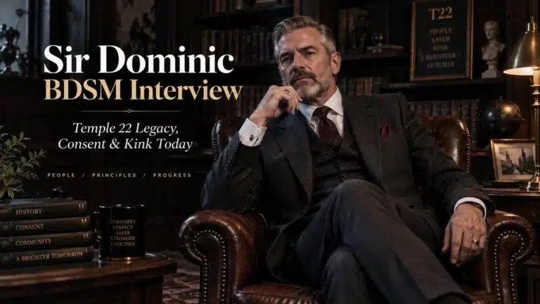 Sir Dominic BDSM Interview: Temple 22 Legacy, Consent & Kink Today Sir Dominic BDSM Interview: Temple 22 Legacy, Consent & Kink Today